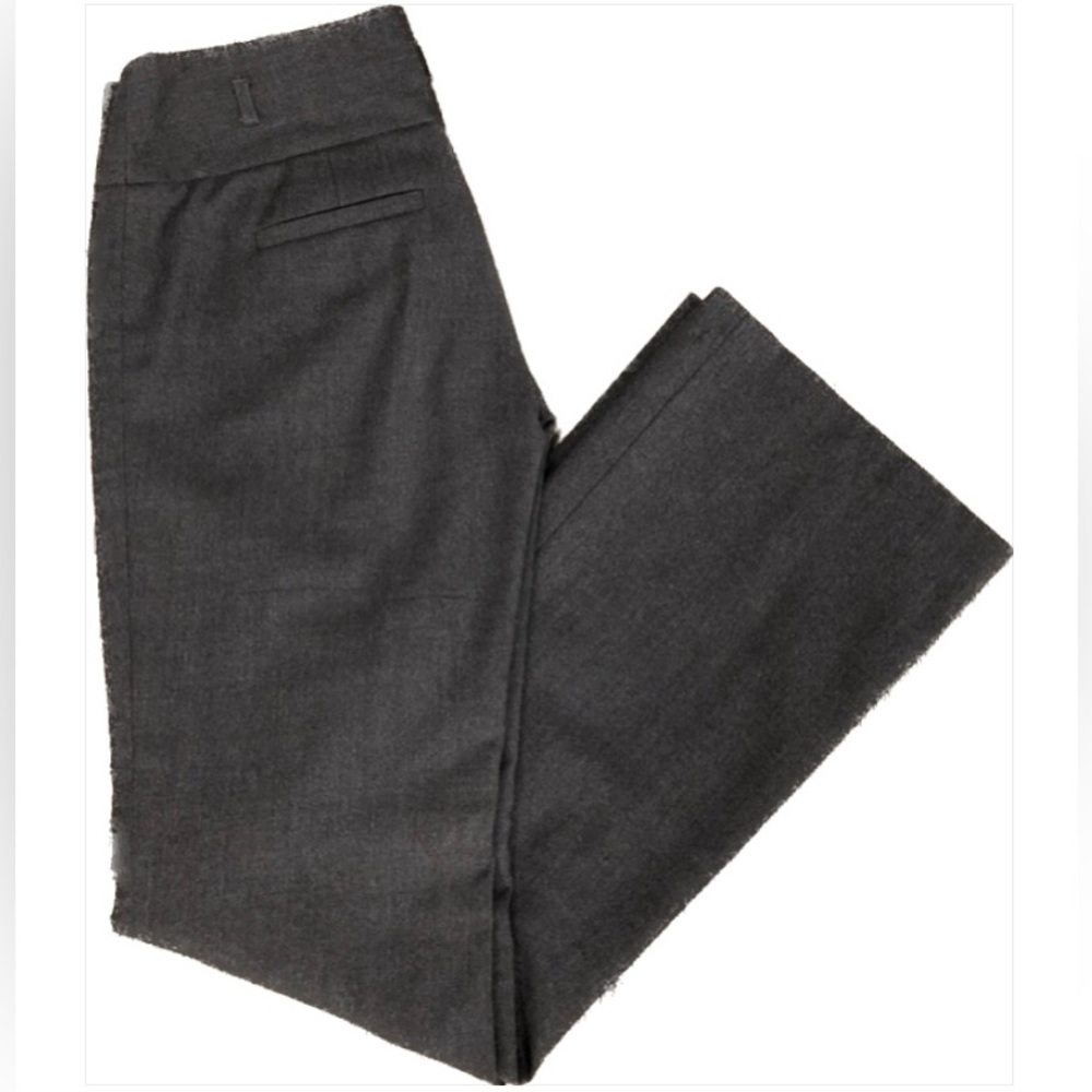 RW & CO Grey Wool-Blend Suit Pant